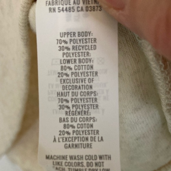 Aerie Womens‎ Cream Sherpa Fleece Quarter Zip Pullover Sweater Size Medium Cozy - Picture 9 of 13